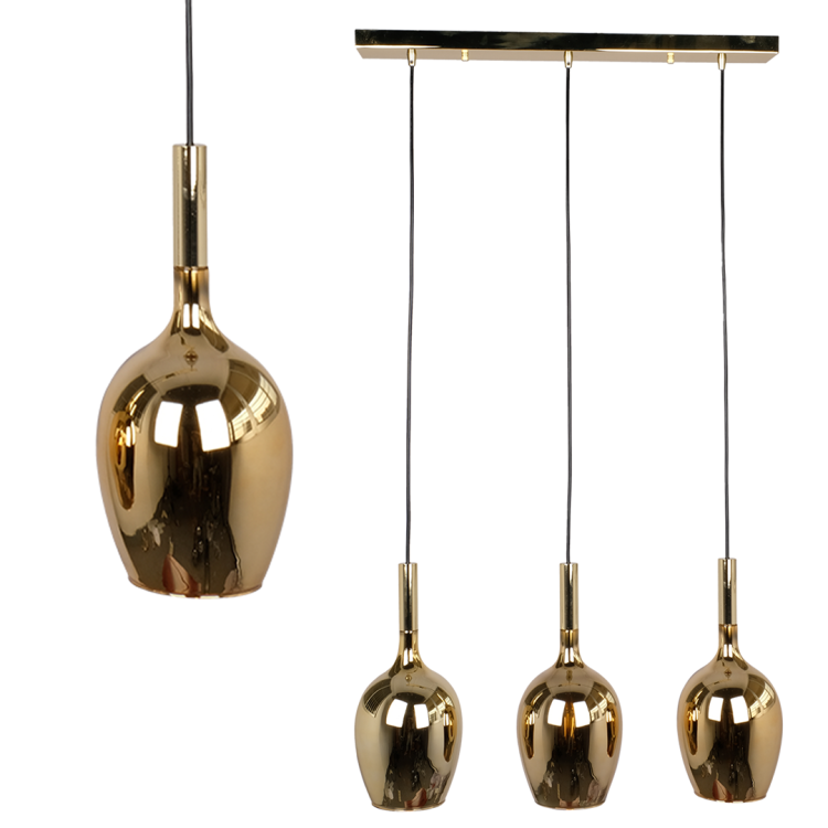 Lampa wisząca LUGANO GOLD 3xE14 ML8816