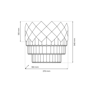 Kinkiet CARISMA CHROME 2xE14 ML8887