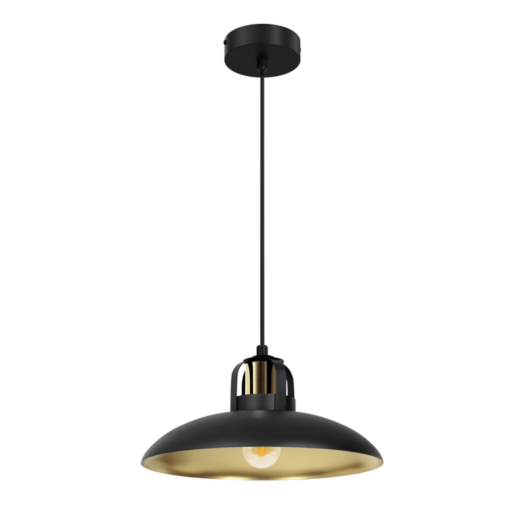 Lampa wisząca FELIX BLACK/GOLD 1xE27 MLP8906