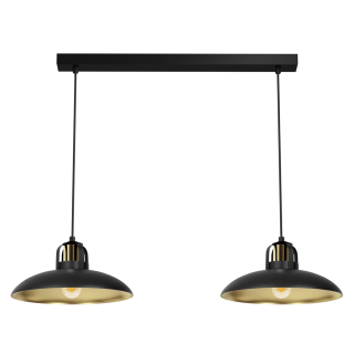 Lampa wisząca FELIX BLACK/GOLD 2xE27 MLP8907