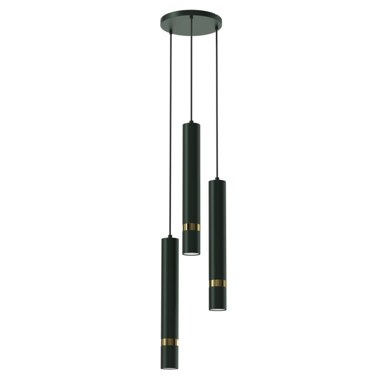 Lampa wisząca JOKER GREEN/GOLD 3xGU10 MLP8919