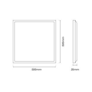 Panel LED 40W 4000K 60x60 EKP9127