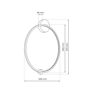 Lampa sufitowa Saturno Black 25W LED ML8858