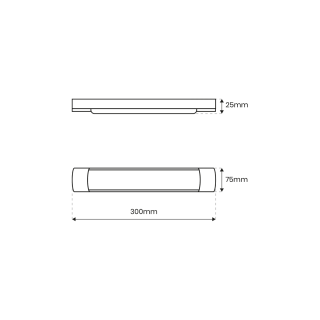 Listwa LED Batten 9W 30cm 4000K EK9837