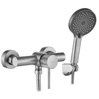 Rea BATERIA PRYSZNICOWA LUNGO STRIPE NIKIEL SZCZOTKOWA...