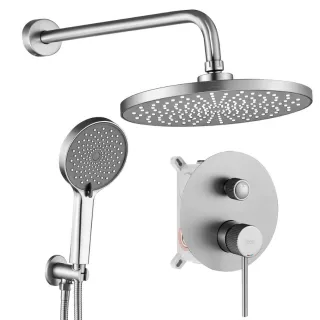 Rea ZESTAW NATR PODTYNK LUNGO STRIPE NIKIEL SZCZ + BOX...