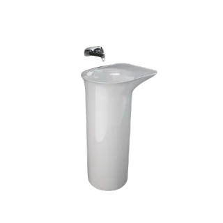 RAK Ceramics VALET Umywalka wolnostojąca 53x39,5x90 cm Blat P odpływ do podłogi biały połysk VALFS5300AWHA,