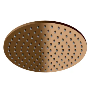 Kohlman Zestaw prysznicowy z deszczownicą 30cm i słuchawką Axel BRUSHED COPPER QW260ABCR30