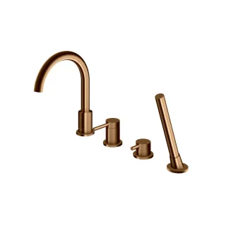 Kohlman Bateria wannowa z obrotową wylewką Axel BRUSHED...