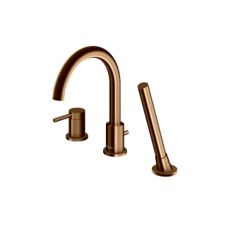 Kohlman Bateria wannowa z obrotową wylewką Axel BRUSHED...