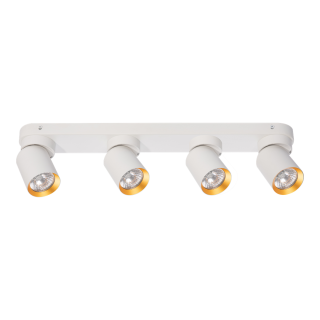 Lampa Sufitowa Andy 4xGU10 Biały + Złoty ML9938