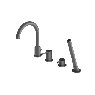 Kohlman Bateria wannowa z obrotową wylewką Axel GRAY QB244AG