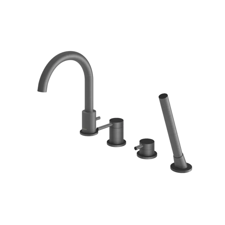 Kohlman Bateria wannowa z obrotową wylewką Axel GRAY QB244AG