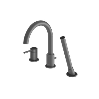 Kohlman Bateria wannowa z obrotową wylewką Axel GRAY QB241AG