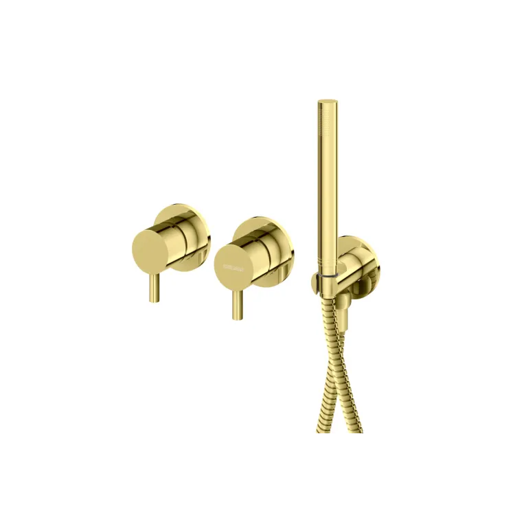 Kohlman Bateria wannowo-prysznicowa Axel GOLD QW260AGD+dowolna słuchawka SP