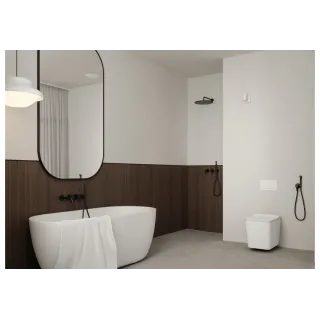 Kohlman Bateria wannowo-prysznicowa Axel BLACK QW260AB+dowolna słuchawka SP