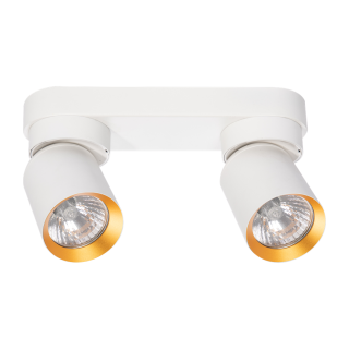 Lampa Sufitowa Andy 2xGU10 Biały + Złoty ML9934