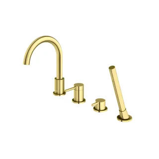 Kohlman Bateria wannowa z obrotową wylewką Axel GOLD...