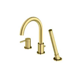 Kohlman Bateria wannowa z obrotową wylewką Axel GOLD...