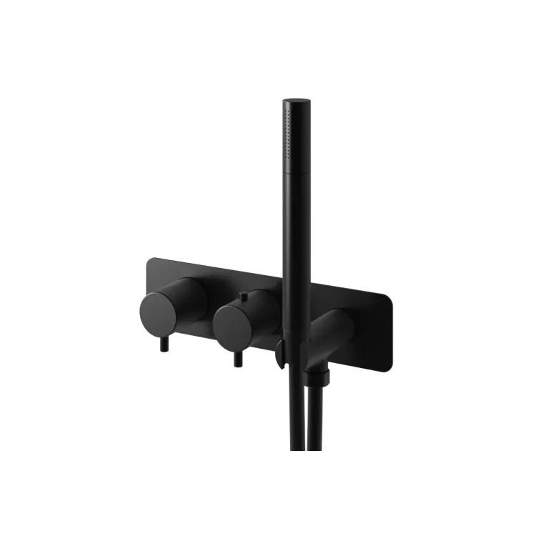 Kohlman Termostatyczna bateria wannowa Axel BLACK QW265AB