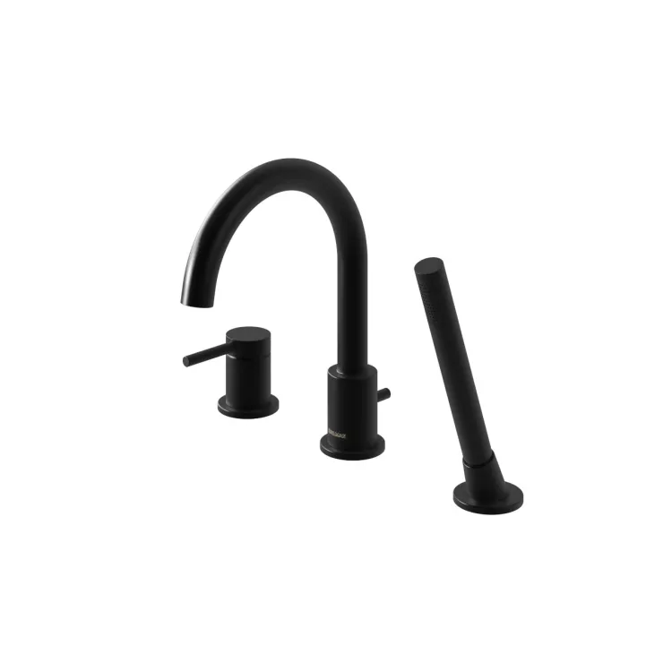 Kohlman Bateria wannowa z obrotową wylewką Axel BLACK QB241AB