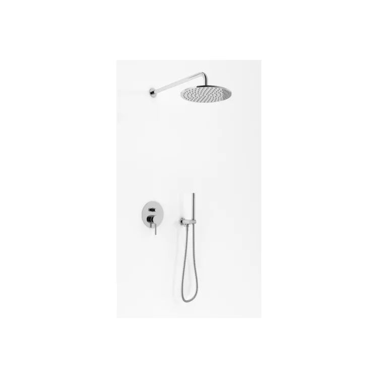 Kohlman Zestaw prysznicowy z deszczownicą 20cm i słuchawką Axel QW210AR20