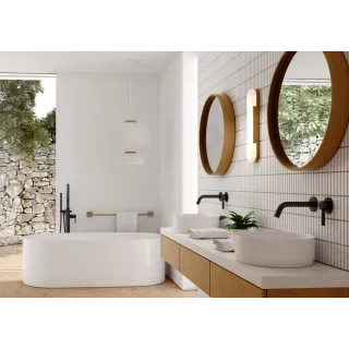 Kohlman Bateria umywalkowa podtynkowa Roxin Black QW180RB