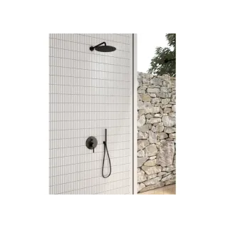 Kohlman Bateria umywalkowa podtynkowa Roxin Black QW180RB