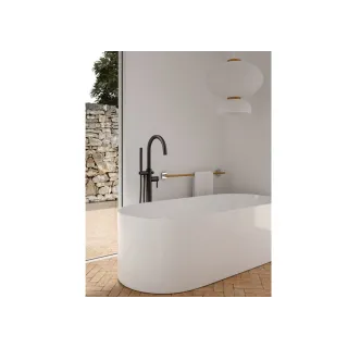 Kohlman Bateria umywalkowa Roxin Black QB100RB