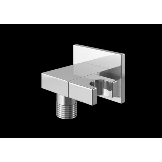 Kohlman Uchwyt słuchawkowy z przyłączem kątowym wody Akcesoria QW004A