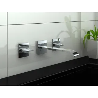 Kohlman Bateria umywalkowa podtynkowa Axis QW190N-17cm