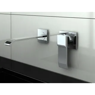 Kohlman Bateria umywalkowa podtynkowa Axis QW180N-17cm