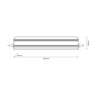 ZASILACZ LED 30W IP67 24V EKZAS0424