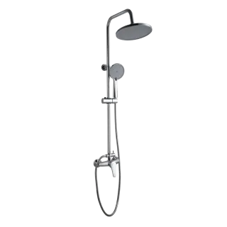 Invena DESZCZOWNIA Z BATERIĄ NATRYSKOWĄ KALYMNOS CHROM...