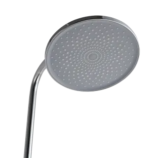 Invena DESZCZOWNIA Z BATERIĄ NATRYSKOWĄ NEFELE CHROM AU-29-001-V