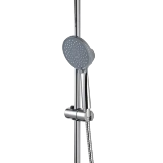 Invena DESZCZOWNIA Z BATERIĄ TERMOSTATYCZNĄ KASOS, CHROM AU-38-T01-V