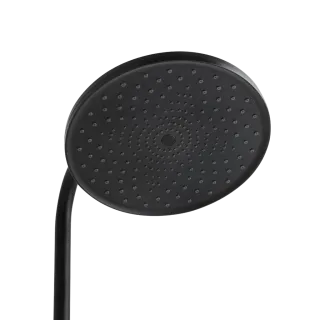 Invena DESZCZOWNIA Z BATERIĄ TERMOSTATYCZNĄ KASOS, CZARNA AU-38-T04-V