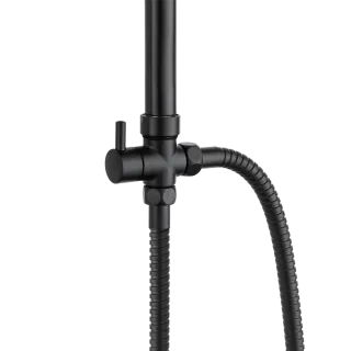 Invena DESZCZOWNIA RIKIA CZARNA AU-24-104-G