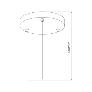 Zawiesie Plafon MAQ 32W / 40W ML0444