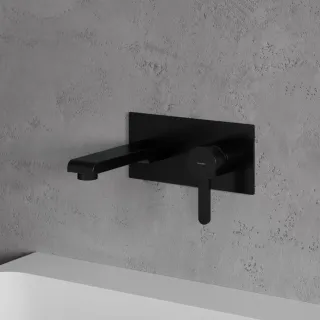 Omnires DARLING bateria umywalkowa podtynkowa, czarny półmat DA5015BL