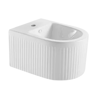 Invena BIDET WISZĄCY MAGIC RYFLOWANY, BIAŁY CB-72-001-L