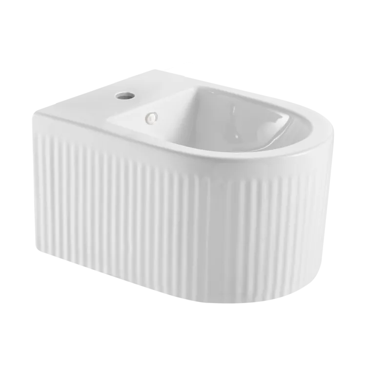 Invena BIDET WISZĄCY MAGIC RYFLOWANY, BIAŁY CB-72-001-L