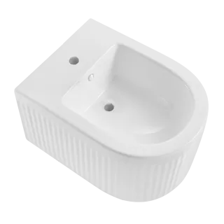 Invena BIDET WISZĄCY MAGIC RYFLOWANY, BIAŁY CB-72-001-L