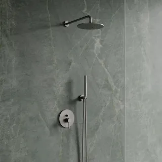 Omnires Y system prysznicowy podtynkowy, nikiel szczotkowany SYSY35NI