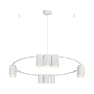 Lampa wisząca (koło) GENESIS WHITE 10xGU10 ML0374