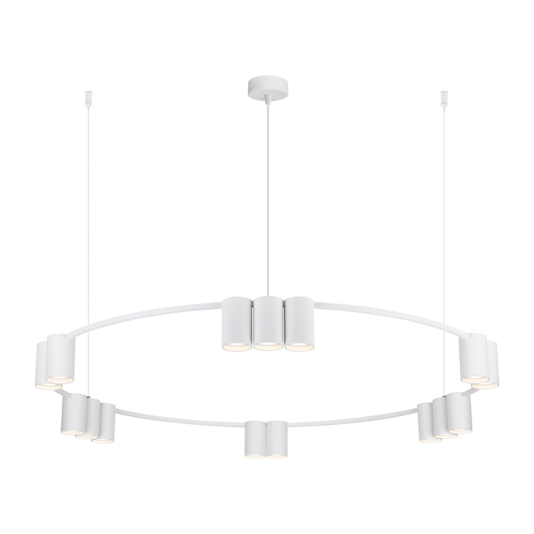 Lampa wisząca (koło) GENESIS WHITE 15xGU10 ML0377