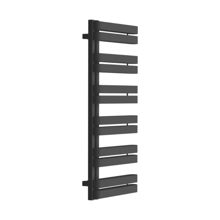 Excellent Meteor Side grzejnik łazienkowy asymetryczny 111x50 cm, czarny soft GREX.MES111.BL