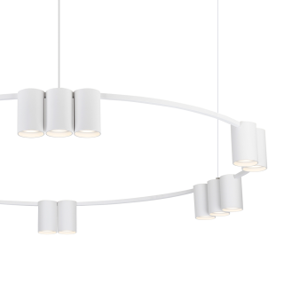 Lampa wisząca (koło) GENESIS WHITE 15xGU10 ML0377