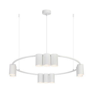 Lampa wisząca (koło) GENESIS WHITE 10xGU10 ML0374