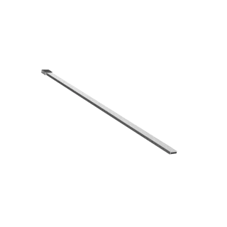 Excellent Mazo wspornik kabiny 100 cm do docięcia chrom...